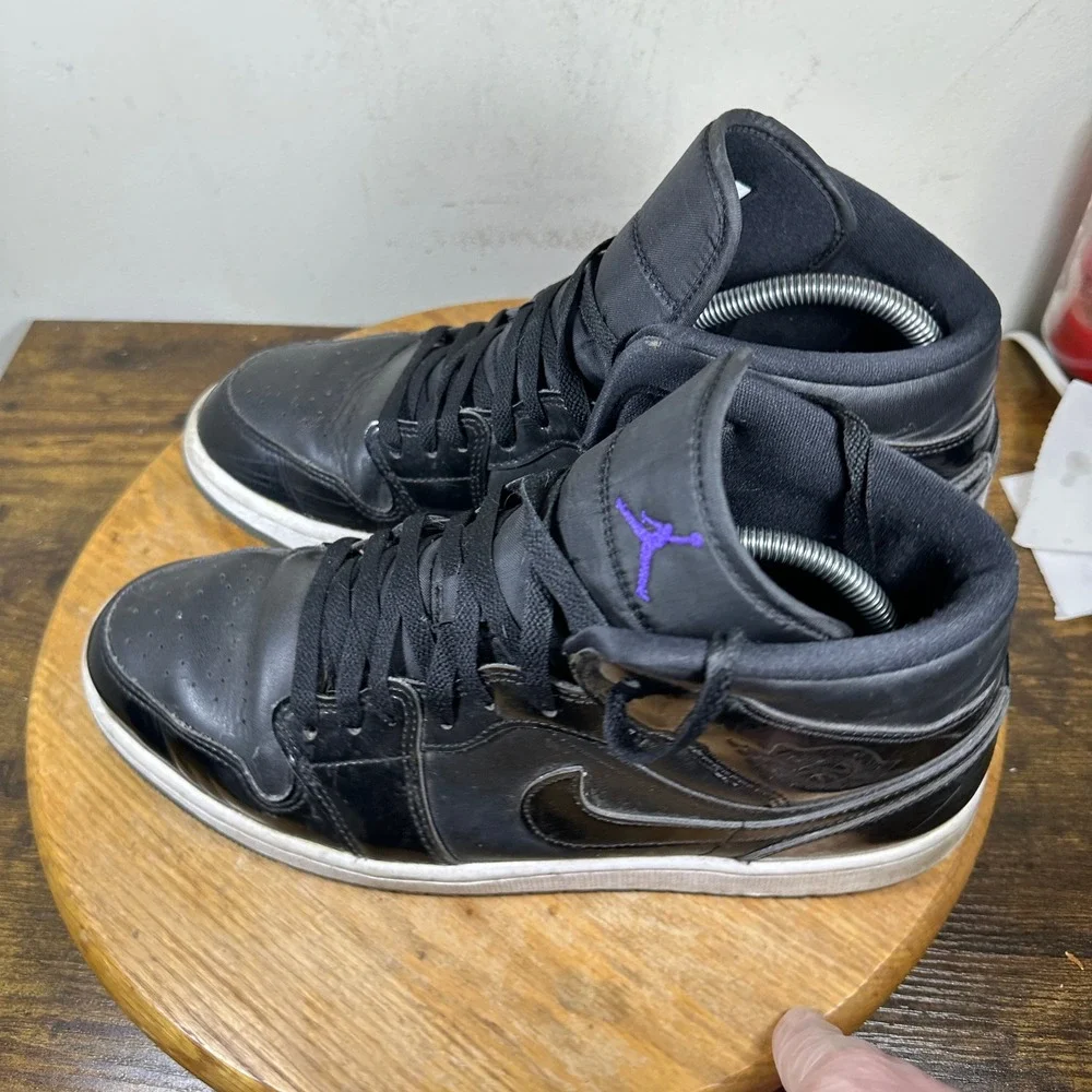 Nike Air Jordan 1 Mid Space Jam Black Dark Concord DV1308-004 Mens Size 11